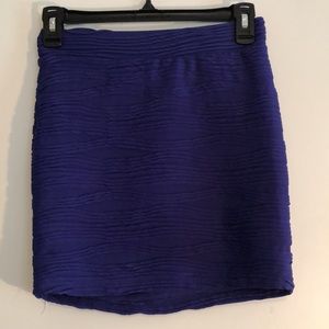Purple Bodycon Mini Skirt from Love Culture